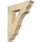 Ekena Millwork Balboa Traditional Rough Sawn Bracket, Douglas Fir, 4"W x 20"D x 24"H BKT04X20X24BOA01RDF - alternate 1